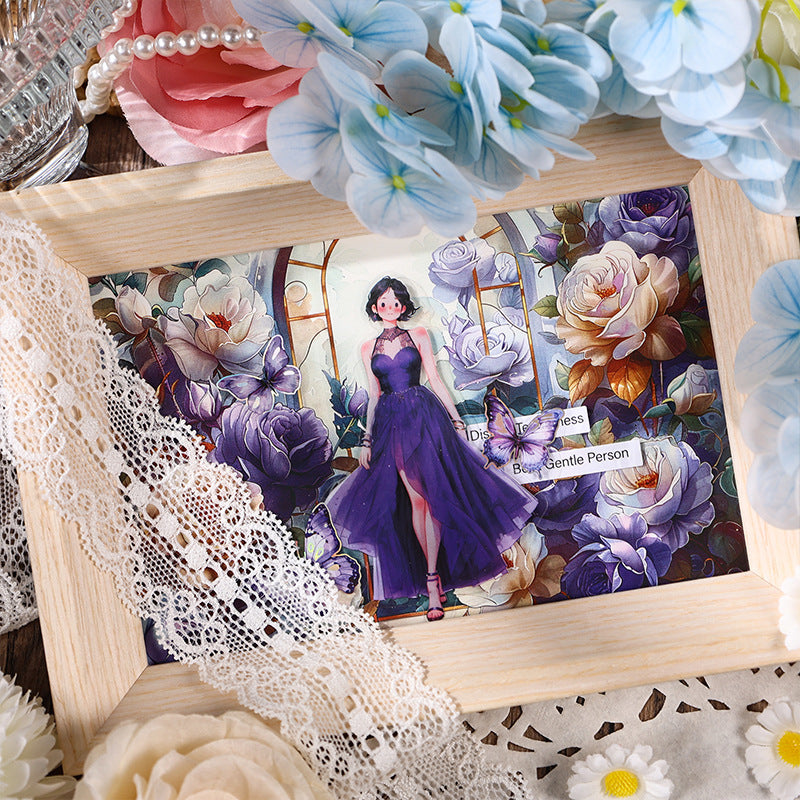 The roses are in Bloom Sticker 4pcs