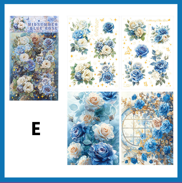 The roses are in Bloom Sticker 4pcs