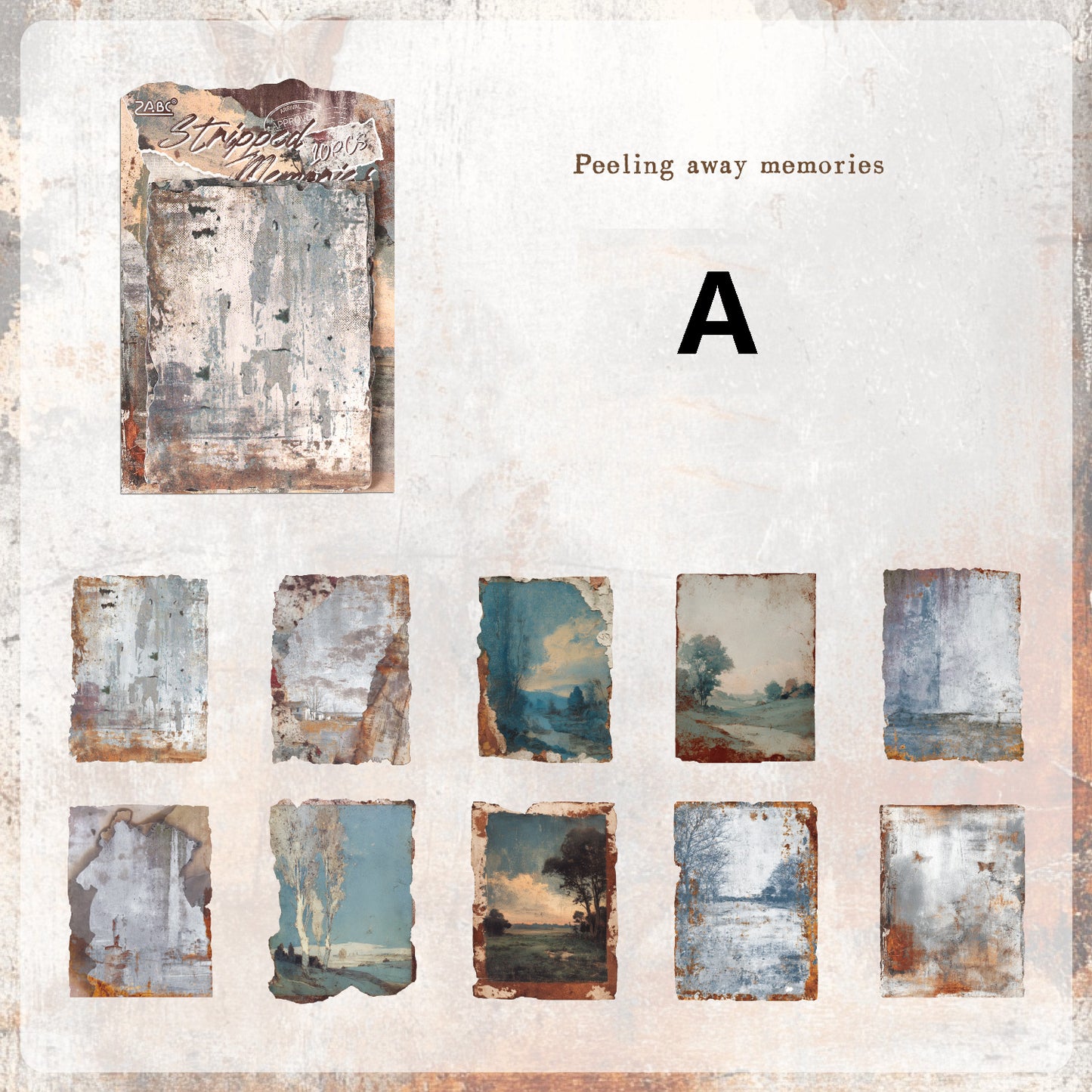 The Rust Seal Is Eroded Sticker 10pcs
