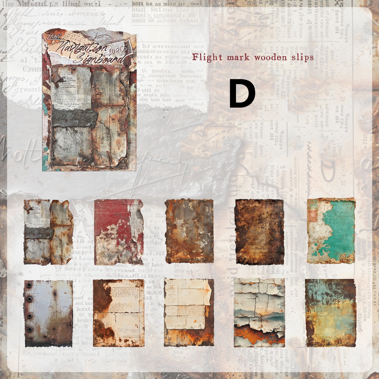 The Rust Seal Is Eroded Sticker 10pcs