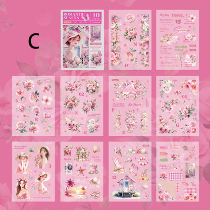 The Season of Romance Sticker 10pcs