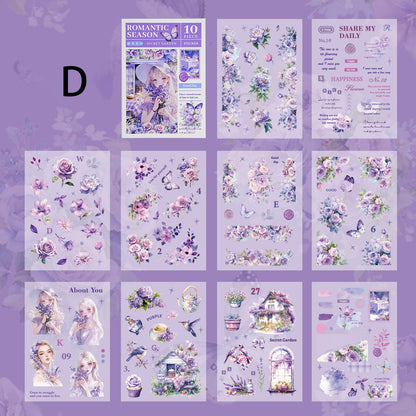 The Season of Romance Sticker 10pcs