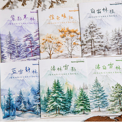 The Shadows of Trees In The Snow Sticker 20pcs