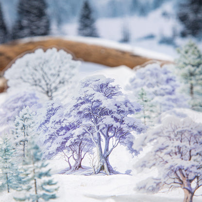 The Shadows of Trees In The Snow Sticker 20pcs