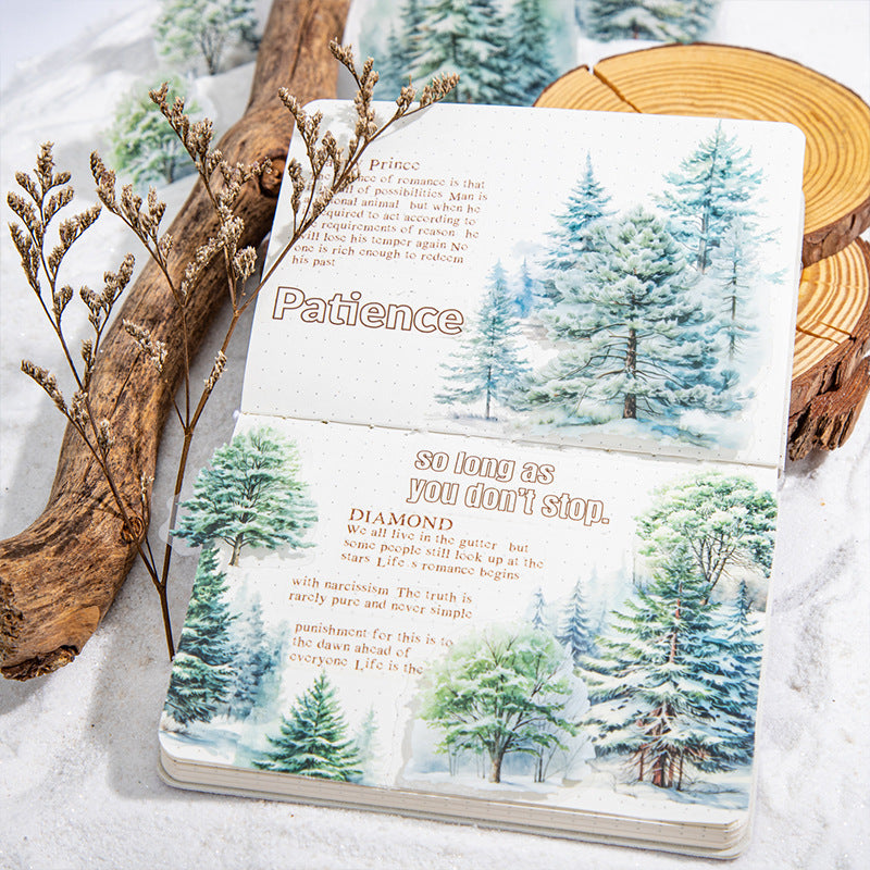 The Shadows of Trees In The Snow Sticker 20pcs