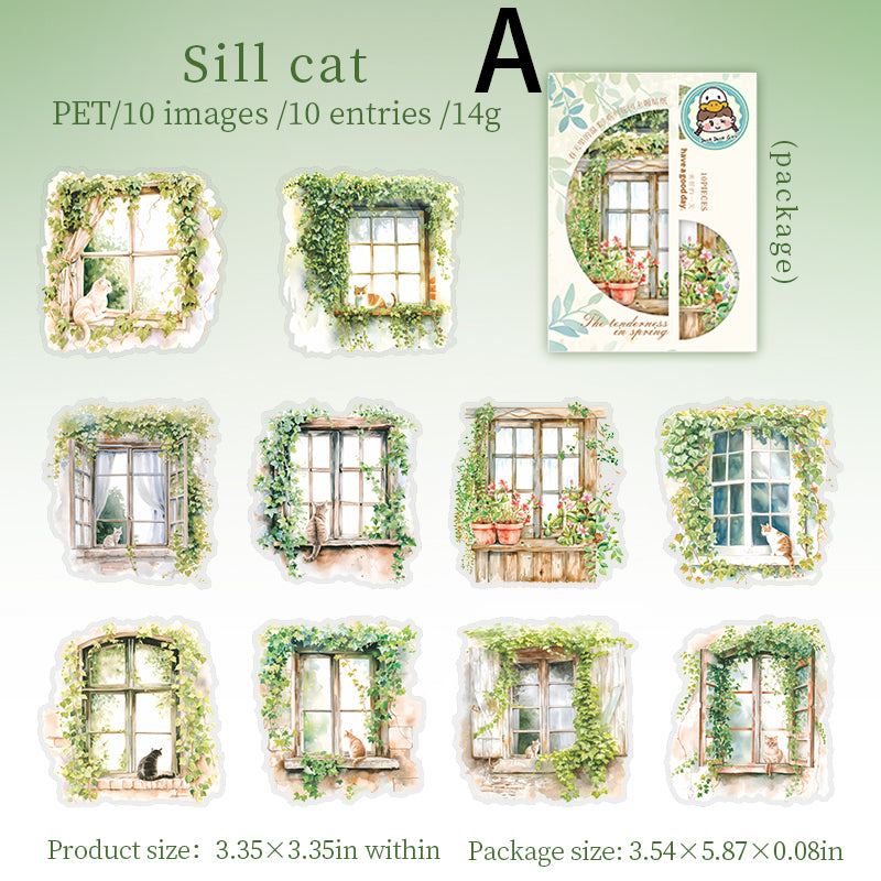 The Tenderness of Spring Sticker 10pcs