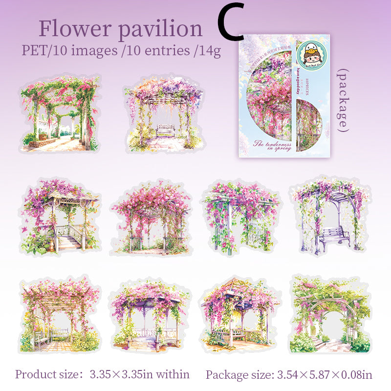 The Tenderness of Spring Sticker 10pcs