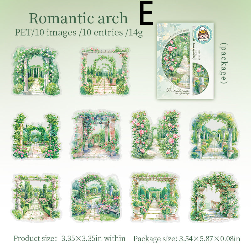 The Tenderness of Spring Sticker 10pcs