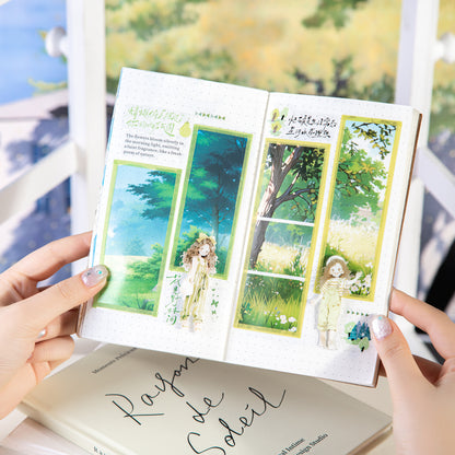 Time Mirror Image Sticker Book 30pcs