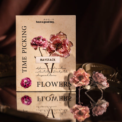Time Picking Flower Stickers 25pcs