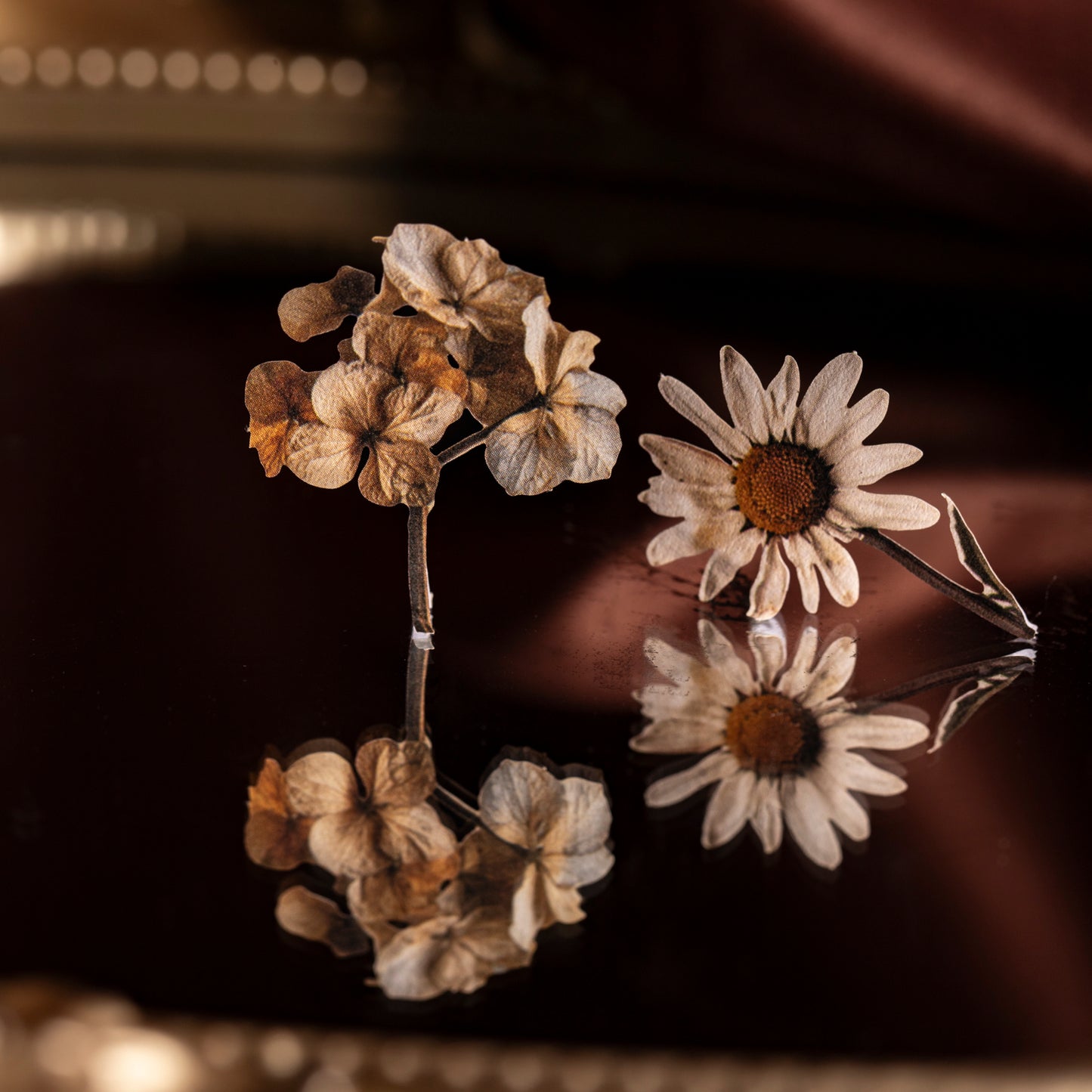 Time Picking Flower Stickers 25pcs