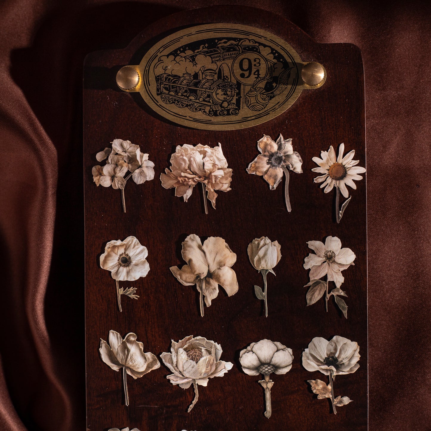 Time Picking Flower Stickers 25pcs