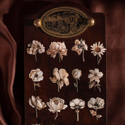 Time Picking Flower Stickers 25pcs