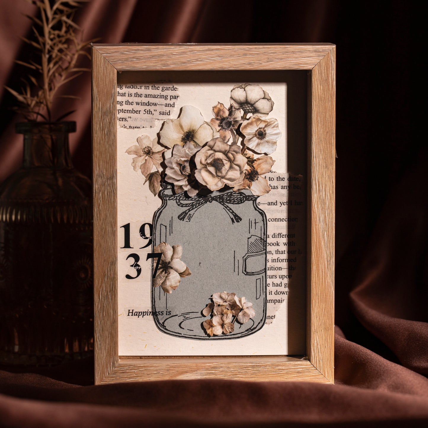 Time Picking Flower Stickers 25pcs