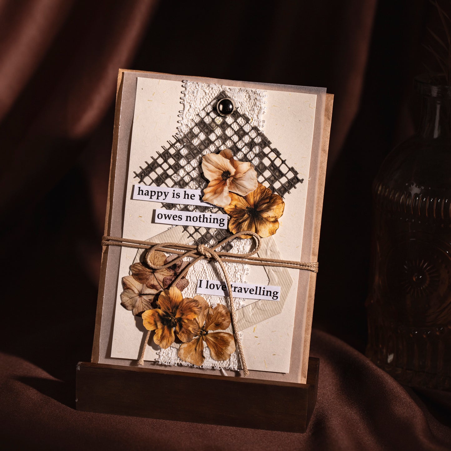 Time Picking Flower Stickers 25pcs