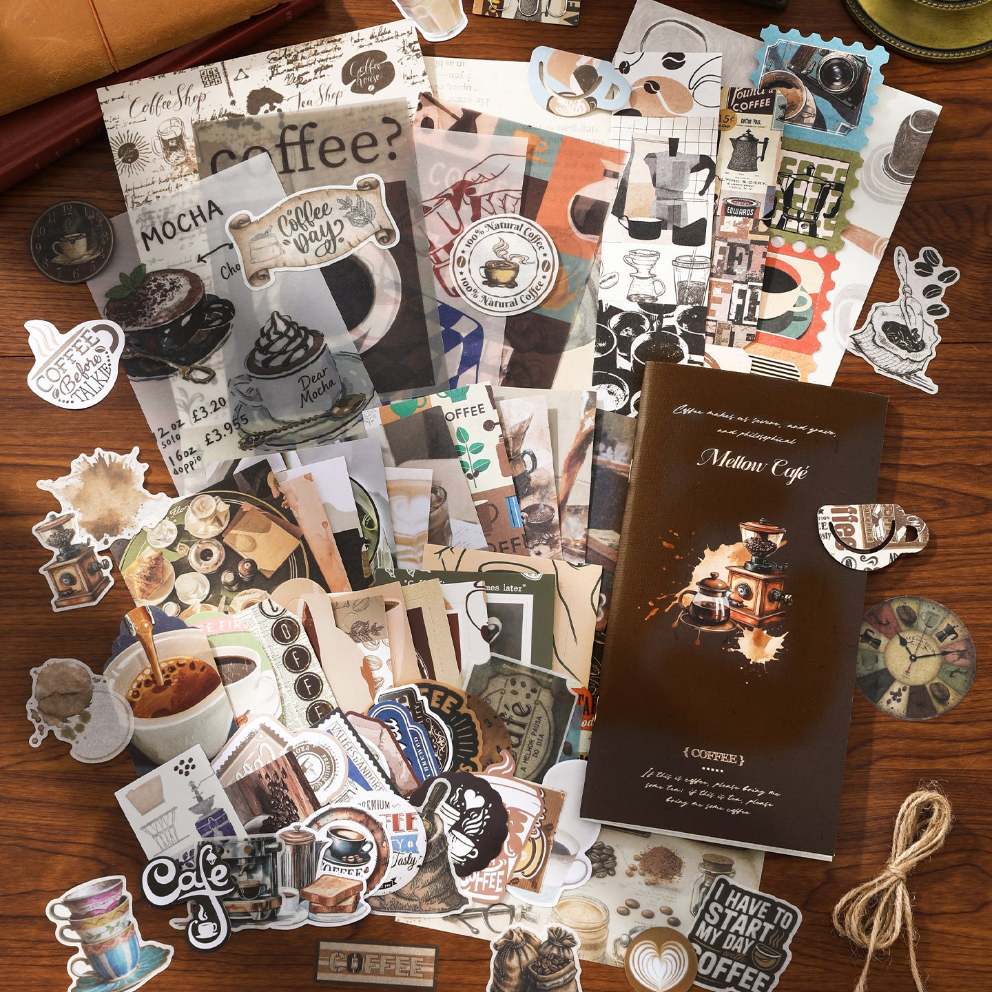 Time Silhouette Series Sticker 4pcs