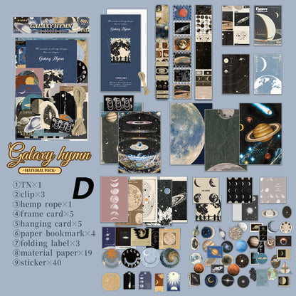 Time Silhouette Series Sticker 4pcs