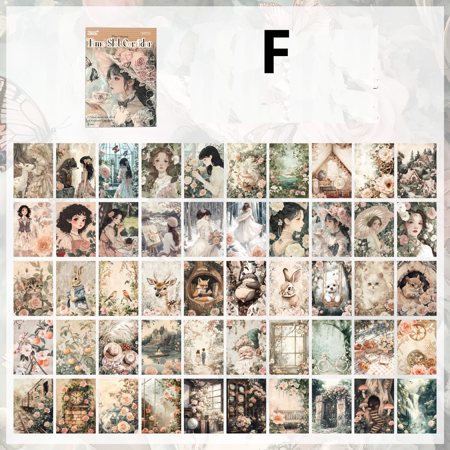 Time Slot Corridor Paper 50pcs