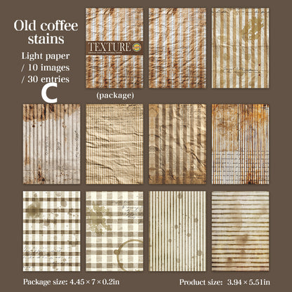 Time Weave Patterns Paper 30pcs