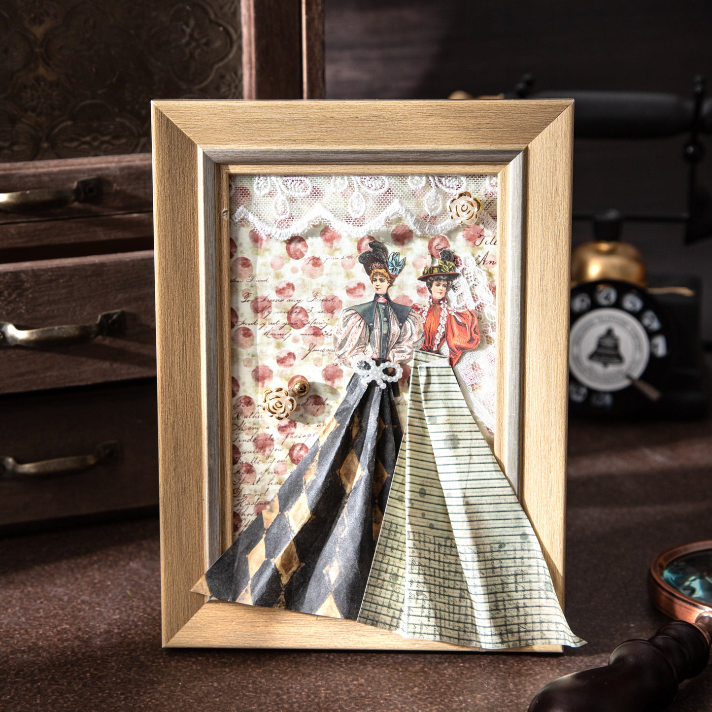 Time Weave Patterns Paper 30pcs