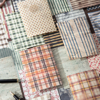 Time Weave Patterns Paper 30pcs