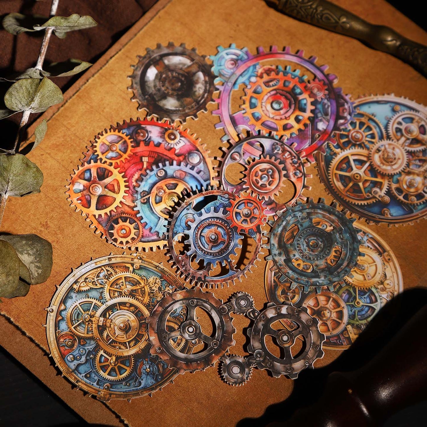 Time Wheel Memory Stickers 30pcs