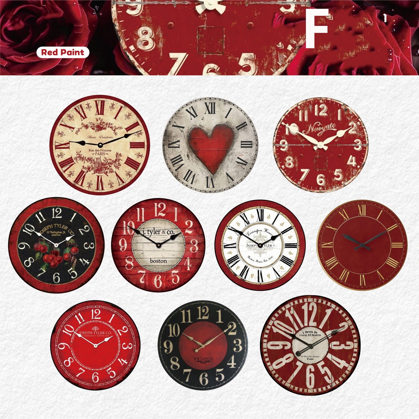 Time scale series sticker package Sticker 10pcs