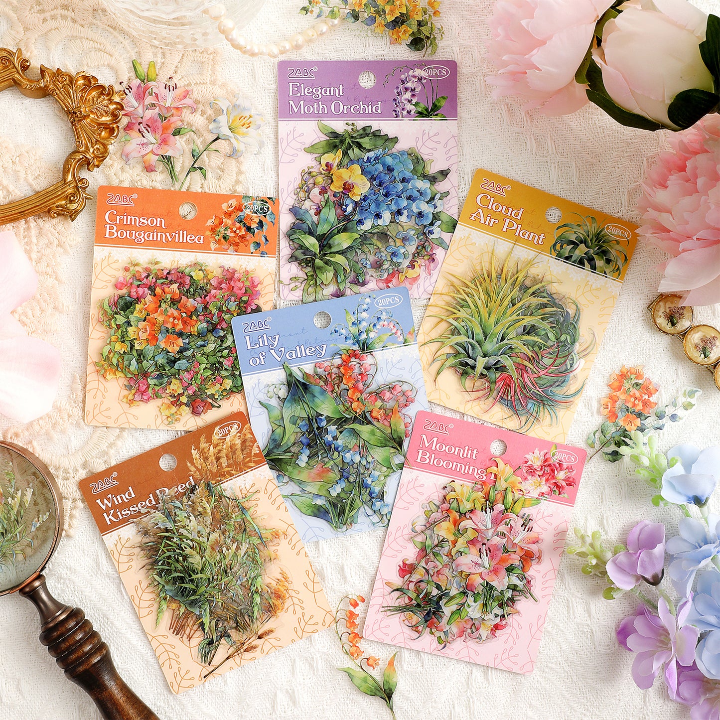 Tinglan Geass And Trees Sticker 20pcs