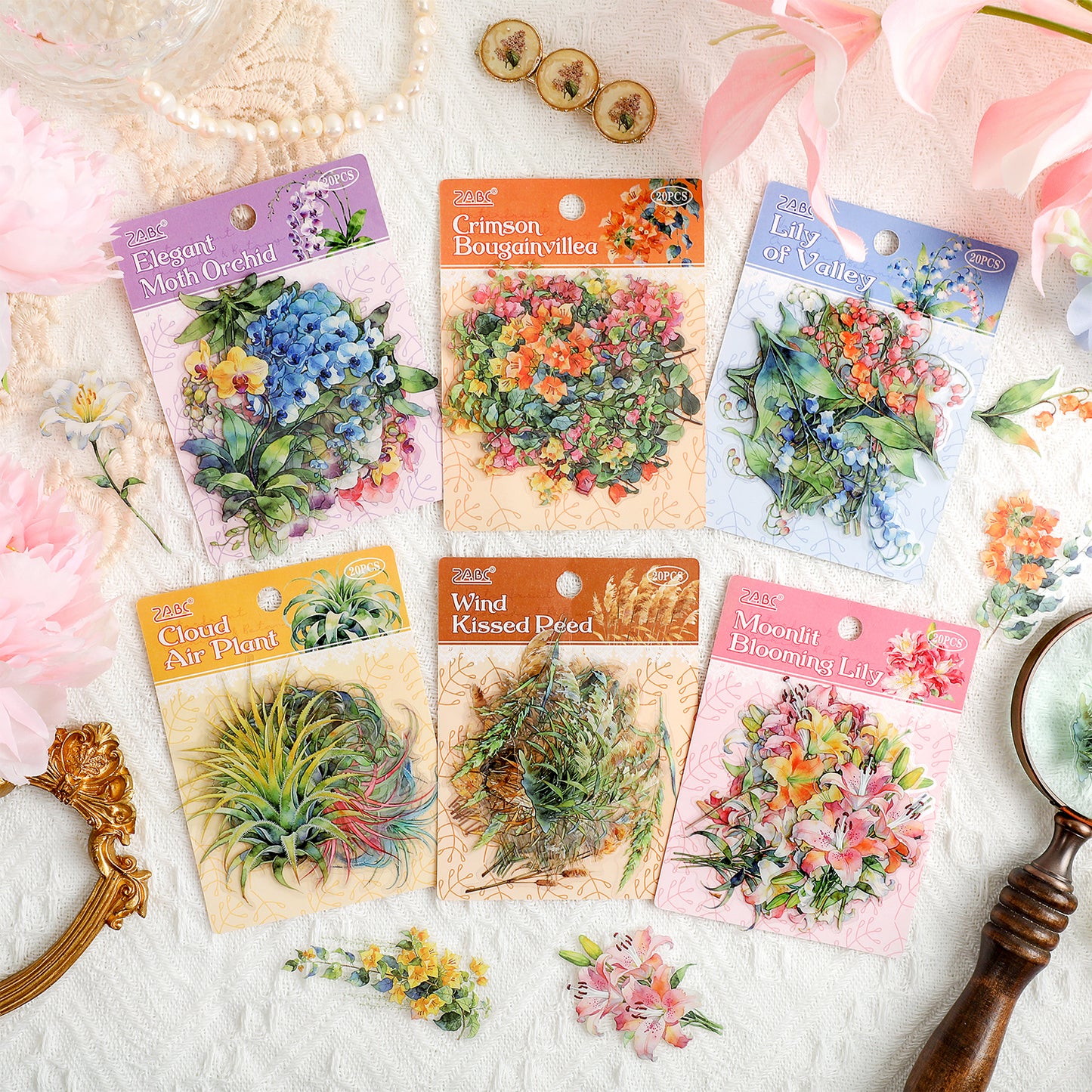 Tinglan Geass And Trees Sticker 20pcs