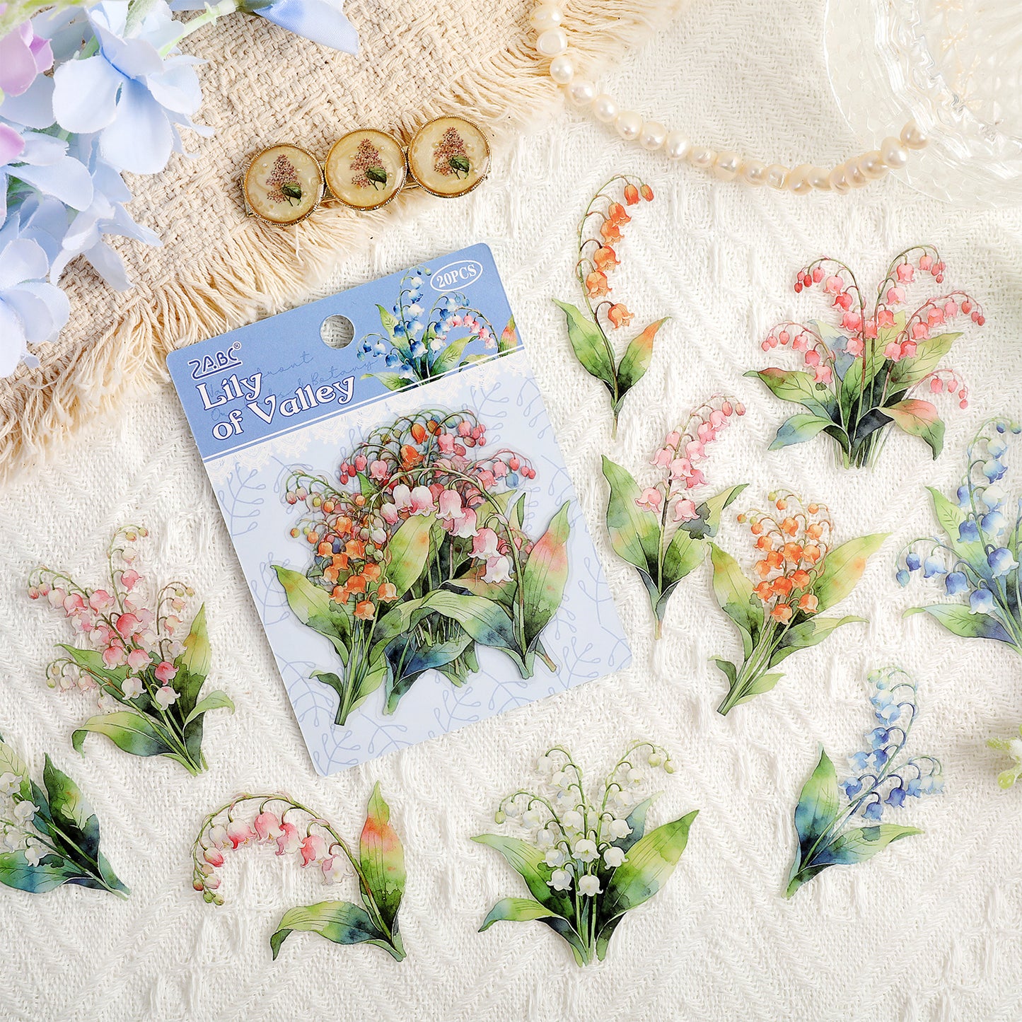 Tinglan Geass And Trees Sticker 20pcs