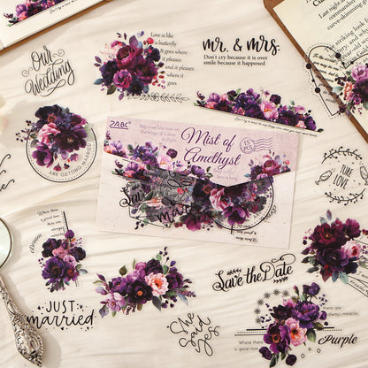 Tinted Silk Melody Sticker 15pcs