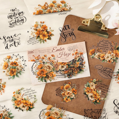 Tinted Silk Melody Sticker 15pcs