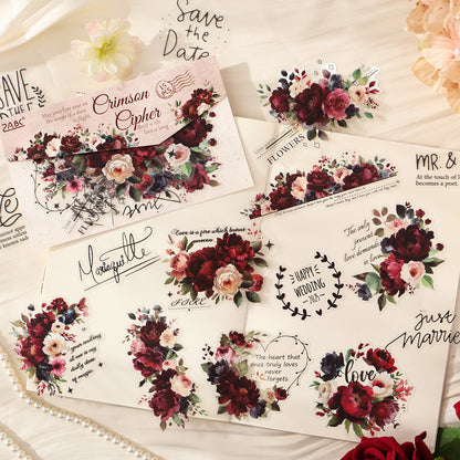 Tinted Silk Melody Sticker 15pcs