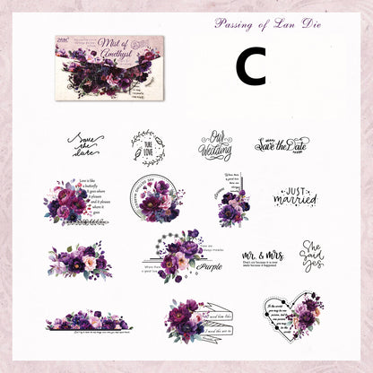 Tinted Silk Melody Sticker 15pcs
