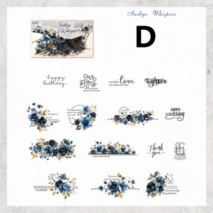 Tinted Silk Melody Sticker 15pcs