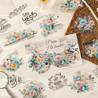 Tinted Silk Melody Sticker 15pcs