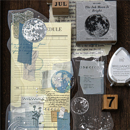 To The Moon Sticker 5pcs