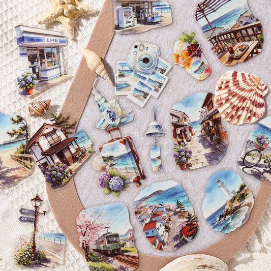Town Wander Travel Notes Sticker 20pcs