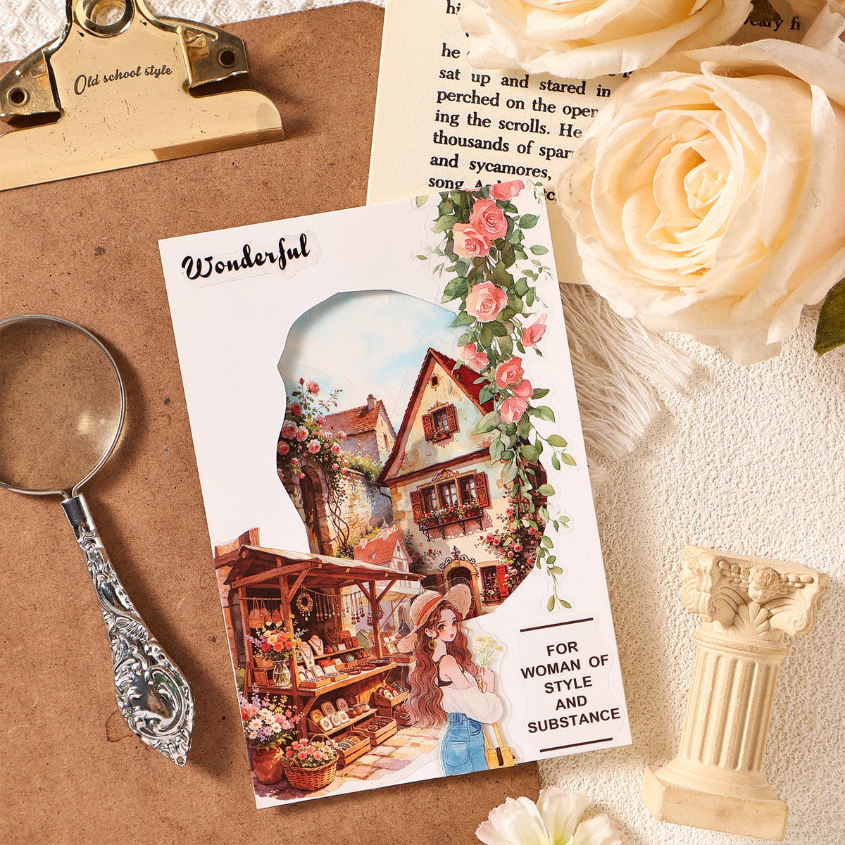 Town Wander Travel Notes Sticker 20pcs