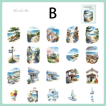 Town Wander Travel Notes Sticker 20pcs