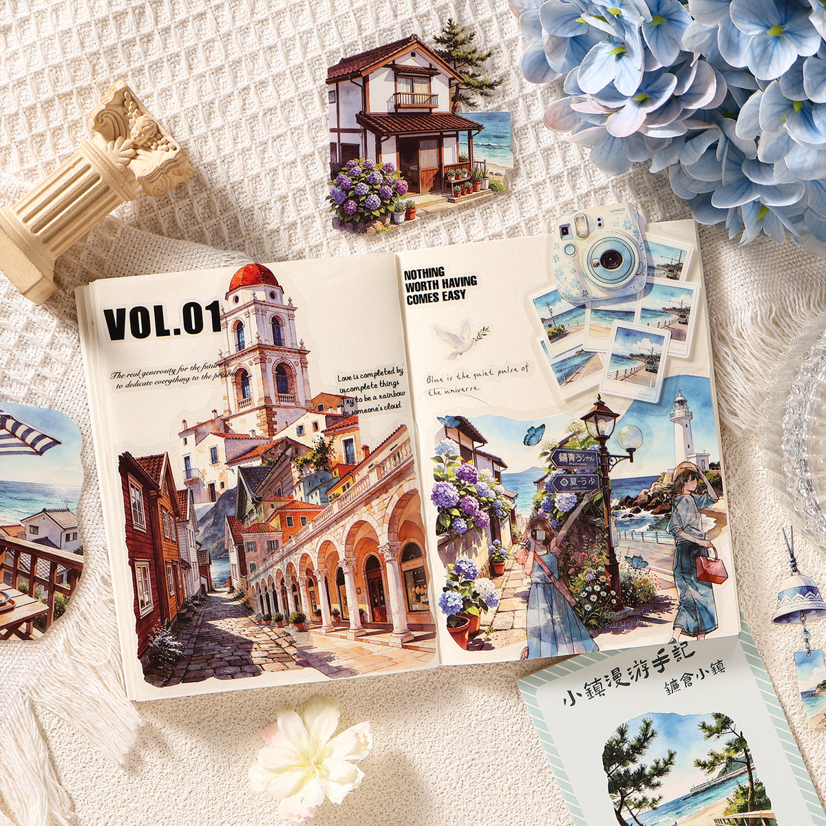 Town Wander Travel Notes Sticker 20pcs