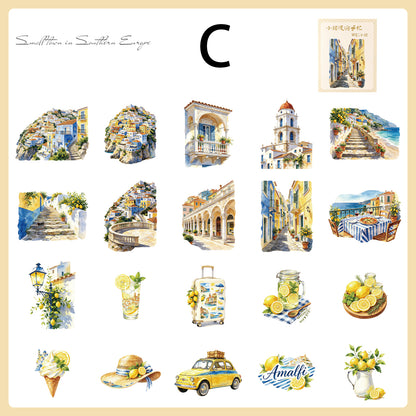 Town Wander Travel Notes Sticker 20pcs