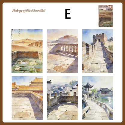 Town Wanderer's Journal Paper 6pcs