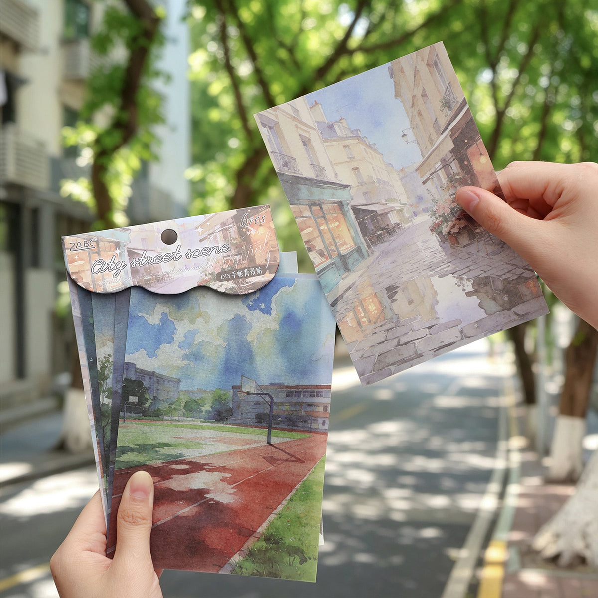 Town Wanderer's Journal Paper 6pcs