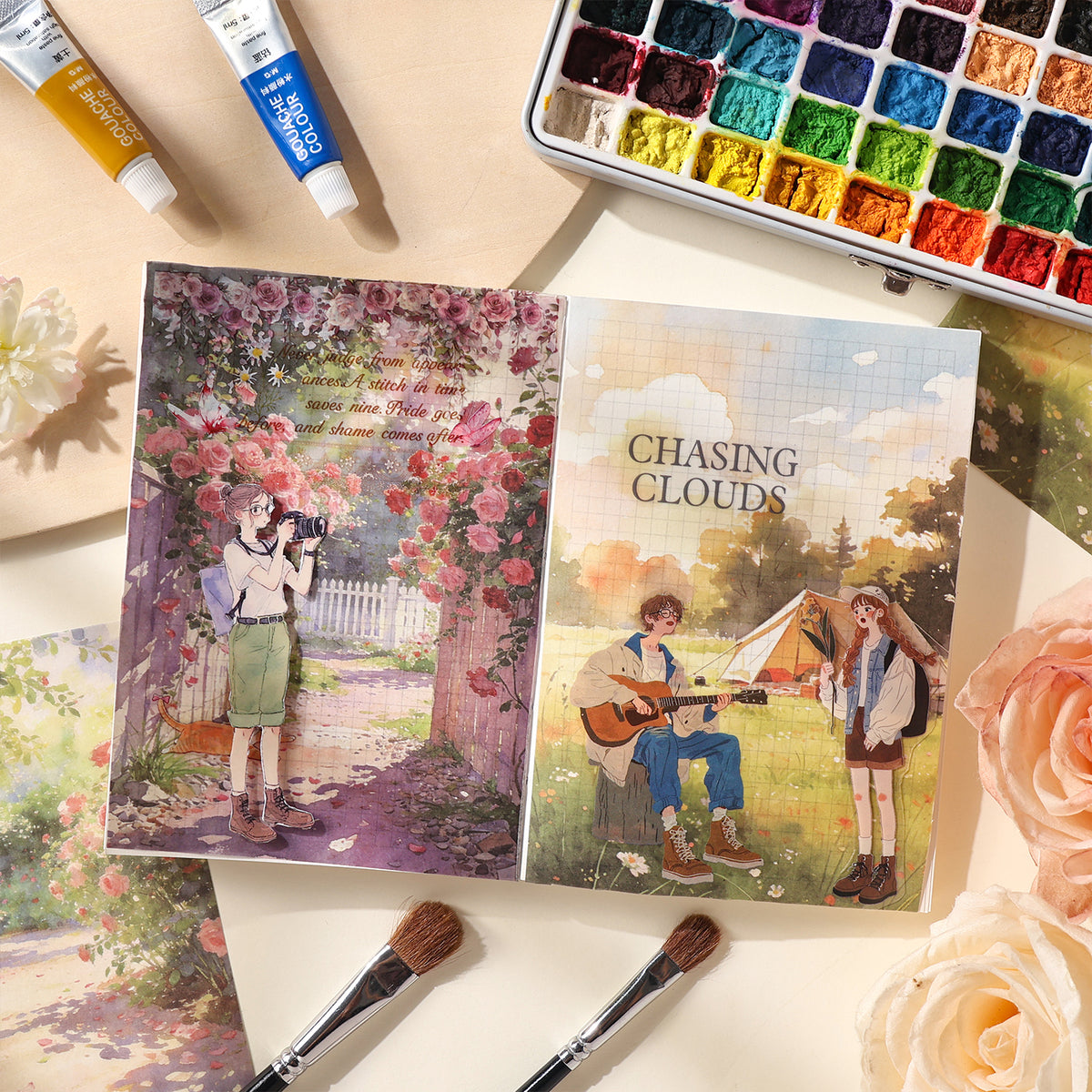Town Wanderer's Journal Paper 6pcs