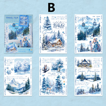 Travel Film Sitcker 20pcs