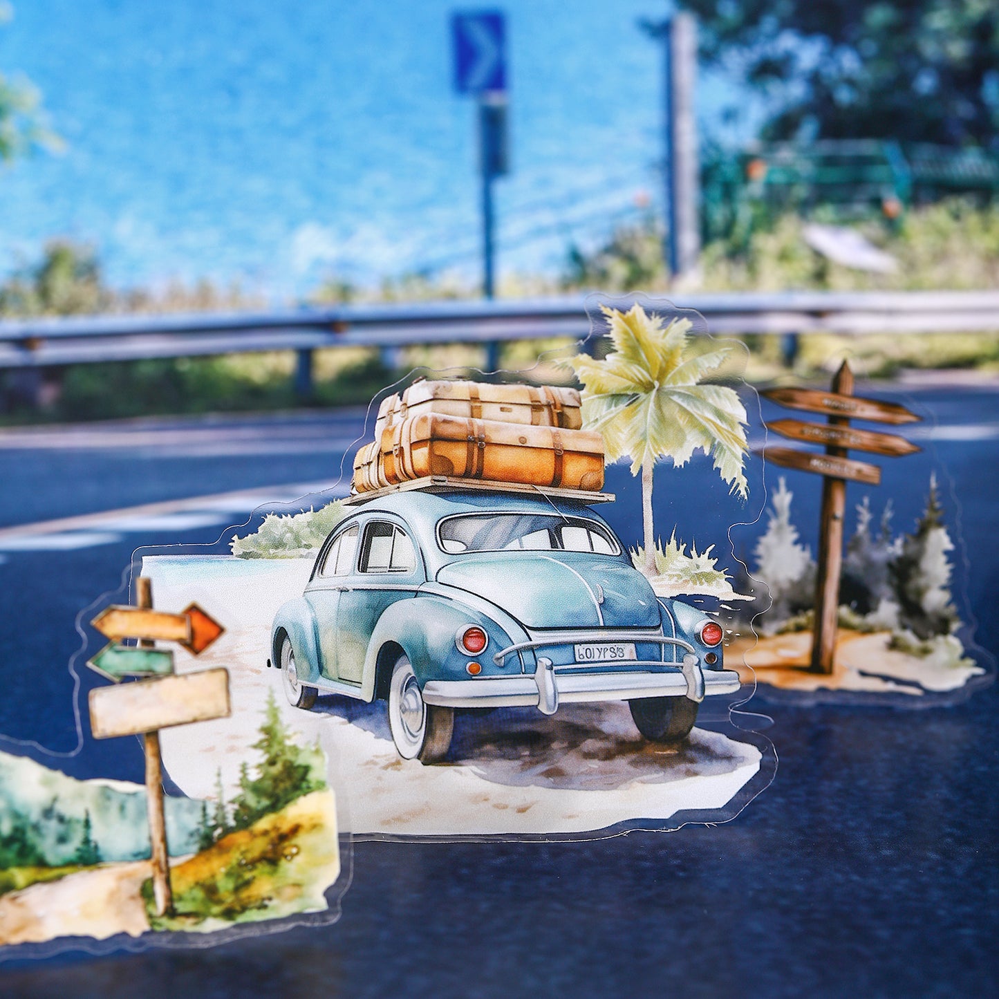 Travel Highway Sticker 30pcs