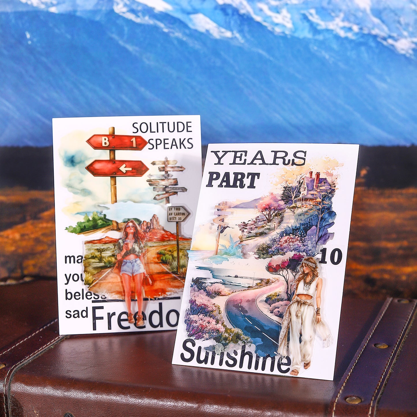 Travel Highway Sticker 30pcs