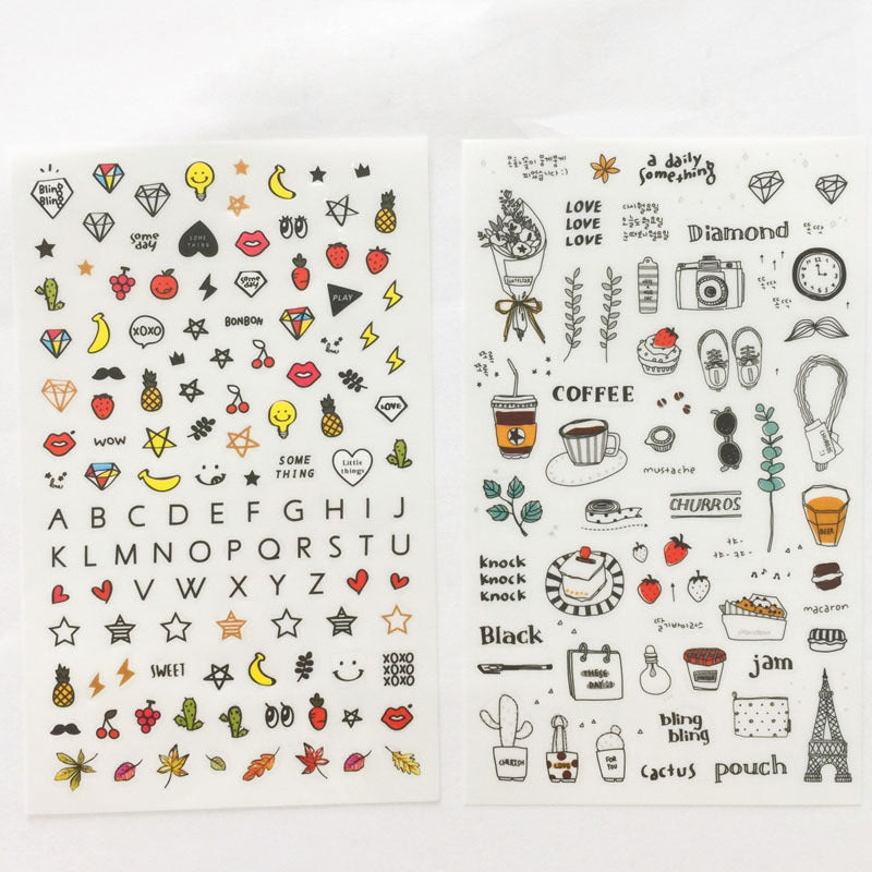 Travel Journal Sticker 6pcs
