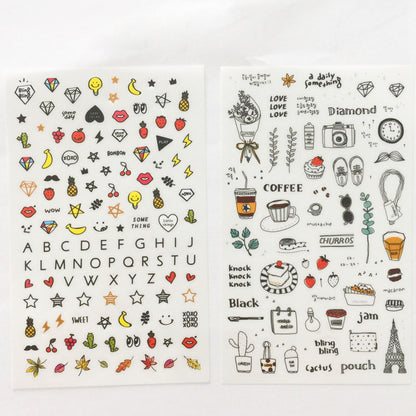 Travel Journal Sticker 6pcs
